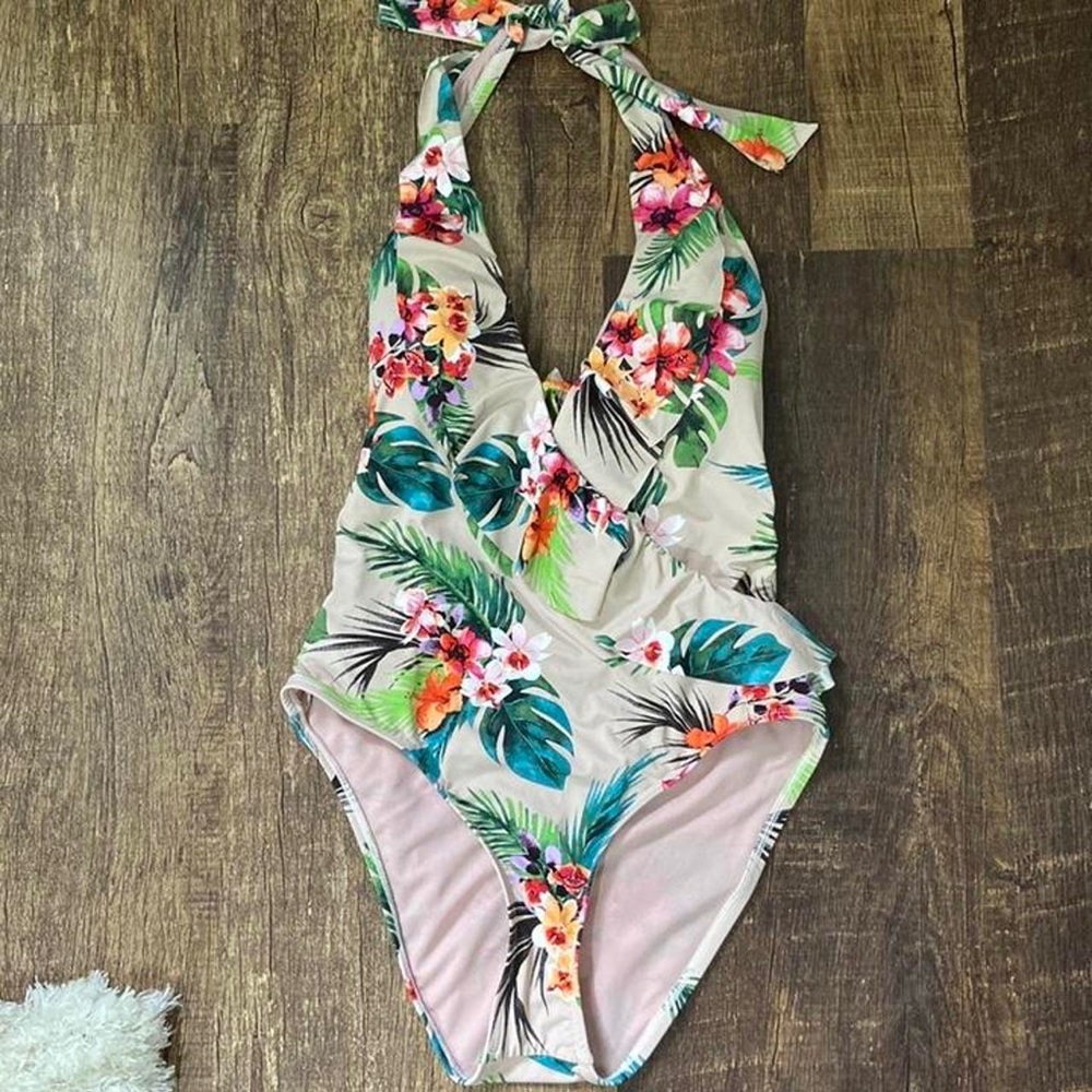 Tropical One Piece Swim